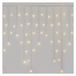 EMOS Led-lichtketting met ijsregen, 5 m kerstlichtketting + 5 m voedingskabel, 8 lichtmodi, afstandsbediening en voeding met timer, 300 leds, IP44 voor binnen en buiten, warmwit