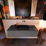 Mondiaz ERIN 120cm badmeubelset Dark grey met 1 lade en Urban wastafel