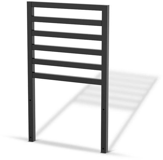 Cozze® Achterwand 52 cm Zwart Aluminium