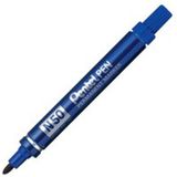 Pentel N 50 Permanente markers blauw aluminium 12 stuks