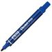 Pentel N 50 Permanente markers blauw aluminium 12 stuks