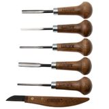 Narex Profi Graving Chisel Set 868500, gutsenset, 6-delig