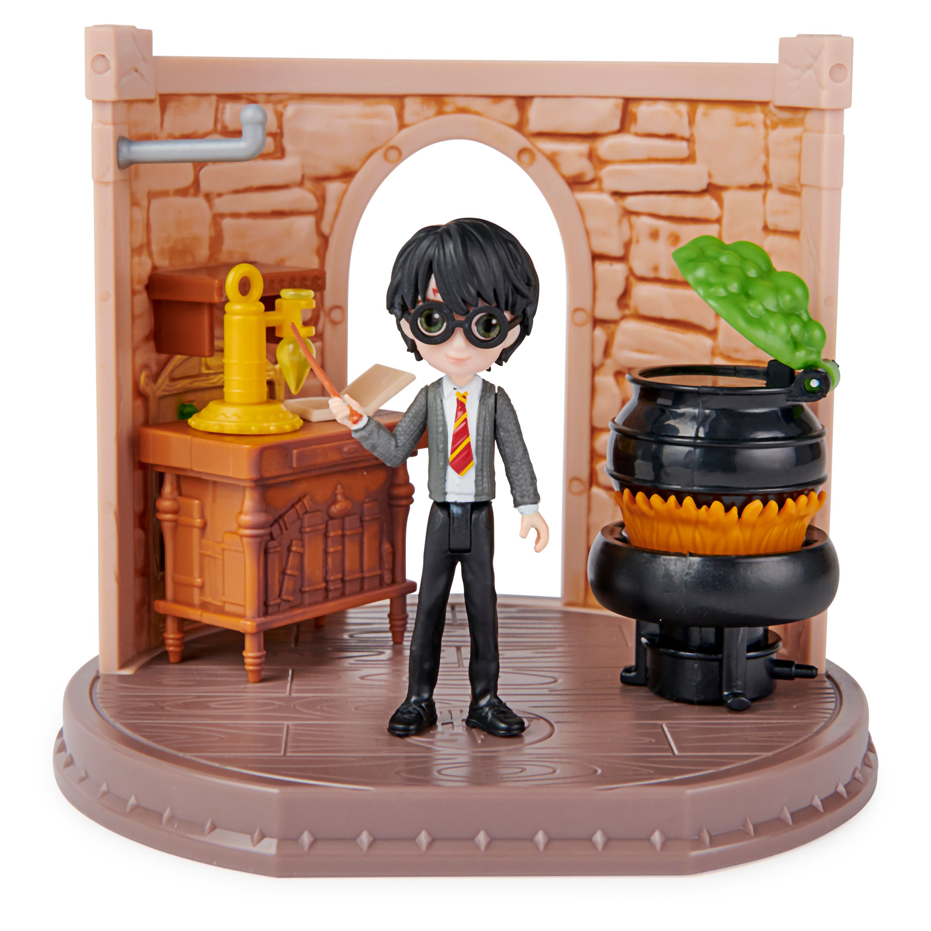 Spin Master Wizarding World Harry Potter Magical Minis - Toverdranken klas-speelset - met Harry Potter-actiefiguur