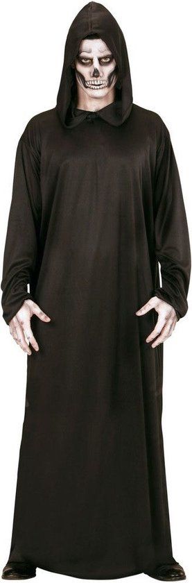 Widmann Grim Reaper Costume - Men - Black - Large - Halloween