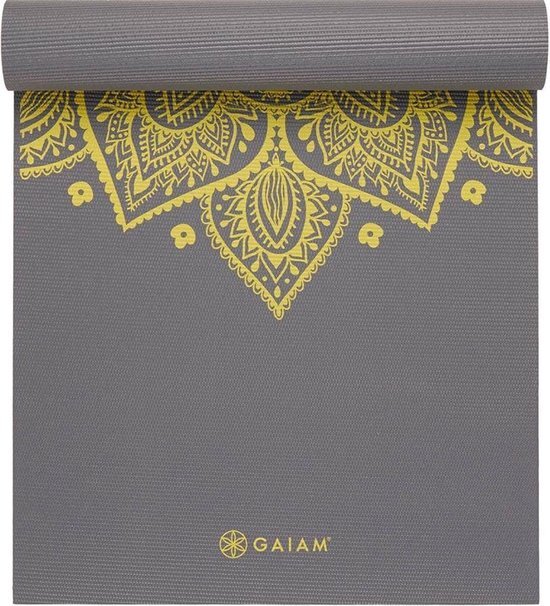 Gaiam Citron Sundial - Yoga Mat - grijs