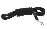 Chapuis Sellerie Sleeplijn touw van polypropyleen voor honden zwart diameter 8 mm lengte 3 m maat S