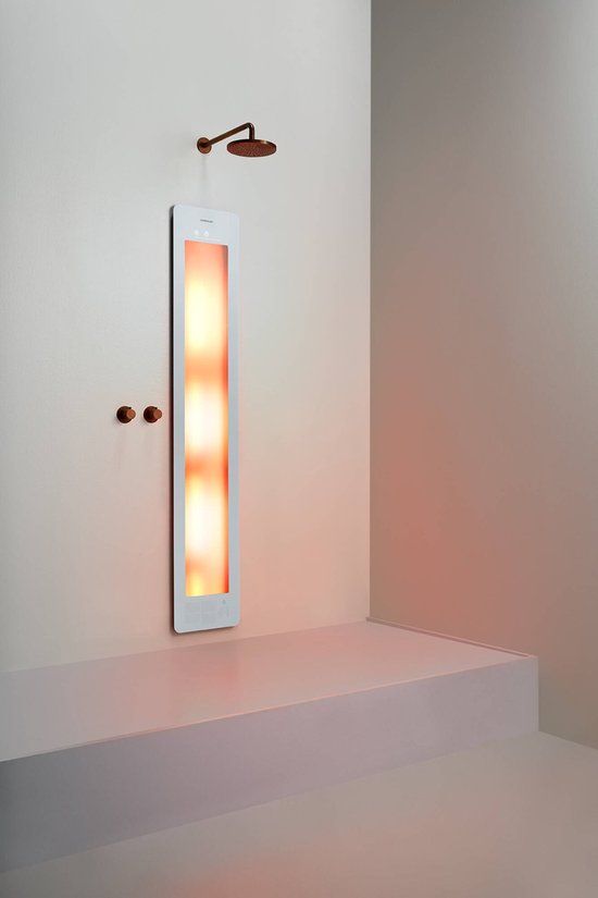 Sunshower One L - Inbouw met Infrarood-licht - White