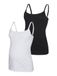 MAMA.LICIOUS Zwangerschapstop - Kerrie - 2-Pack - Maat XS - Black/Snow White