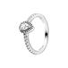 Pandora zilveren ring met heldere zirkonia