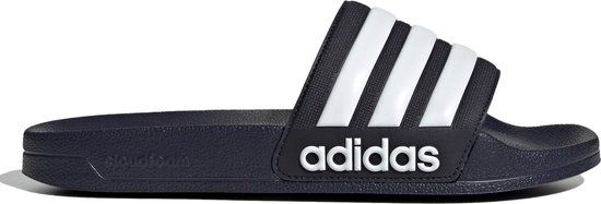 adidas Performance Adilette Shower badslippers donkerblauw/wit