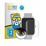 BROTECT - Screenprotector voor Betatree Smartwatch 1.85" - Folie Beschermfolie transparant volledig dekking - 2 Stuks