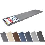 Garronda Bankkussen 160x40 cm – 4 cm dik – Waterafstotend & UV-bestendig – Zwart GD-AM-Dino