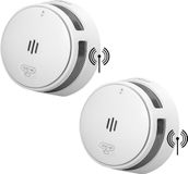 SAVS S10-W Draadloos koppelbare rookmelder - 2 Rookmelders - LinkSmart® - 10 jaar batterij - Optioneel WiFi