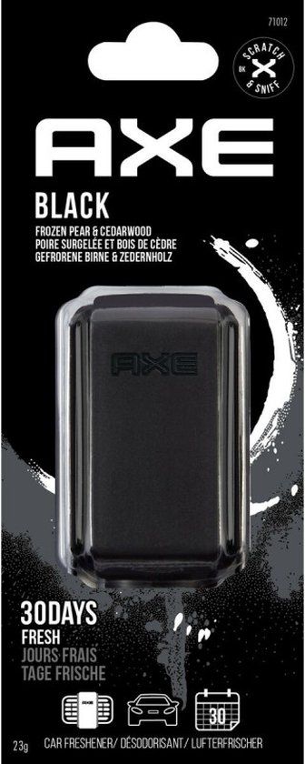 Auto luchtverfrisser California Scents BLACK black - Zwart