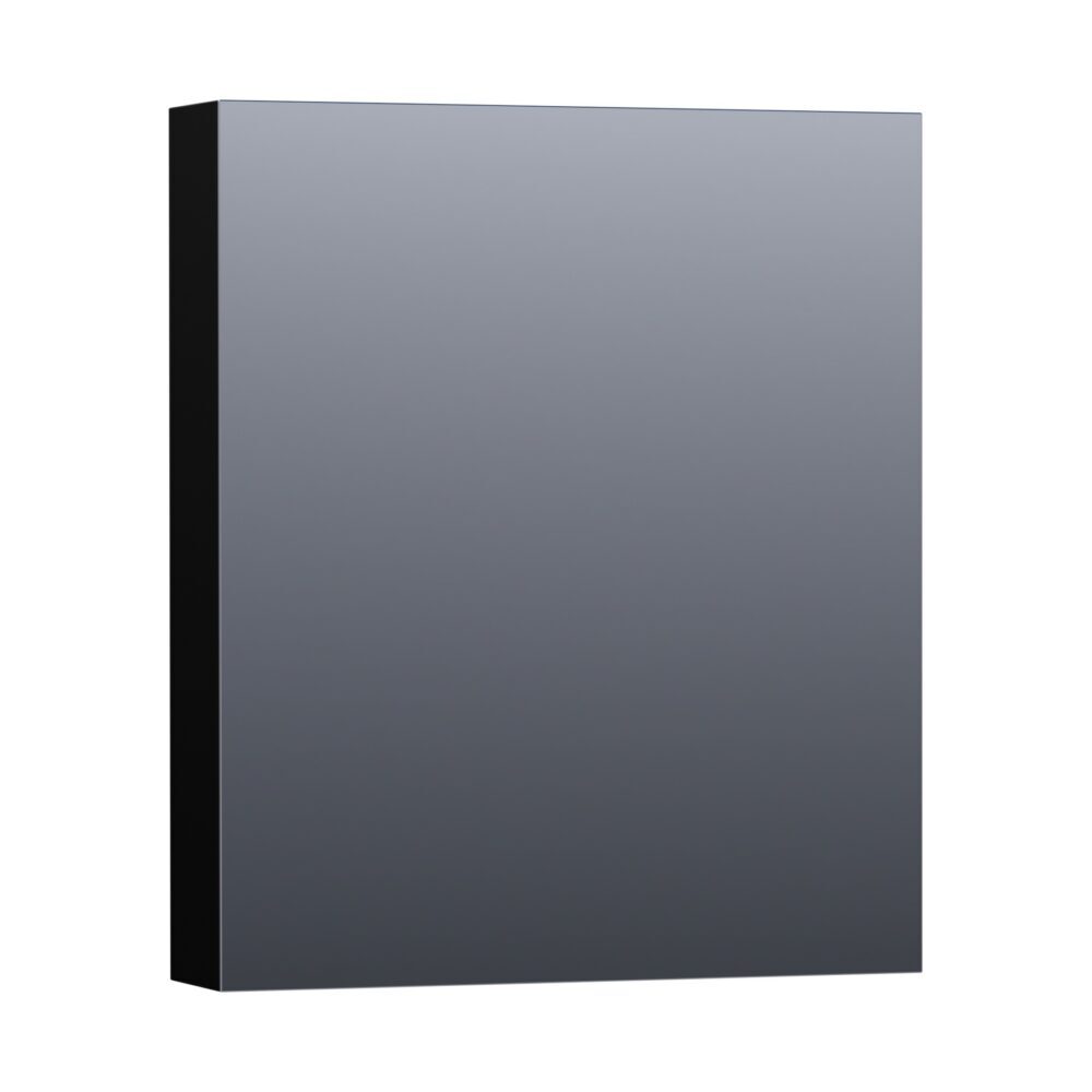 Tapo Dual spiegelkast rechtsdraaiend 60 hoogglans zwart