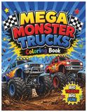 MEGA MONSTER TRUCKS Coloring Book