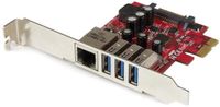 Startech 3 Port PCI Express USB 3.0 Card + Gigabit Ethernet