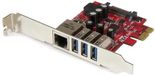 Startech 3 Port PCI Express USB 3.0 Card + Gigabit Ethernet