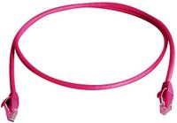 Telegärtner 100008516 RJ45 Netwerkkabel, patchkabel CAT 6 3.0 m Rood Vlambestendig, Met anti-kniktule 1 stuk(s)