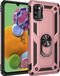 iPhone 14 Pro Max Rose Silicone TPU Slim Coque avec anneau béquille à 360 degrés Housse de protection Support de téléphone portable Support magnétique de voiture