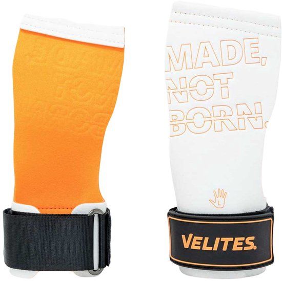 Velites I 1 paar professionele handschoenen voor crosstraining of gymnastiek, geschikt voor elk oppervlak, gebruik met magnesium, inclusief strips, verkrijgbaar in verschillende maten.