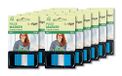 SIGEL HN491 bladwijzer, transparante folieband in Z-splitter, 12 hoezen à 50 strips à 43 x 25 mm, Color-Tip blauw