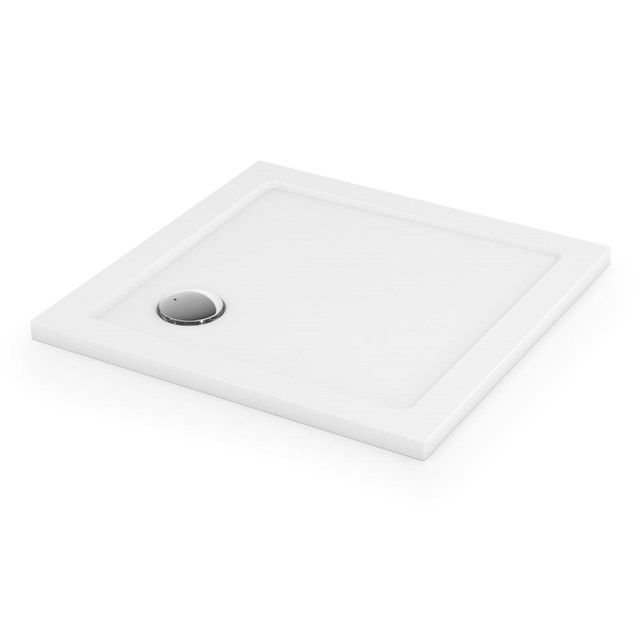 Maxaro Douchebak 76x76cm Vierkant SMC Hoogglans Wit