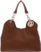 LIU JO handtas schoudertas Faiza ECS Satchel Suede bruine