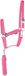 Harry's Horse Halsterset Initial - Fuchsia - Shetland
