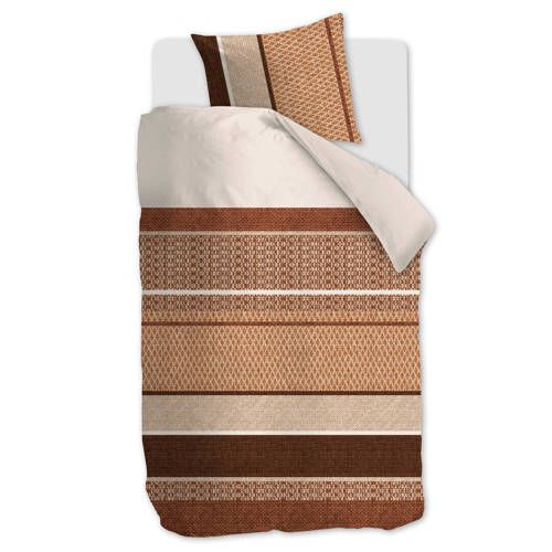 Beddinghouse Benthe dekbedovertrek 140x220 cm - Katoen - Oranje - 1 persoons