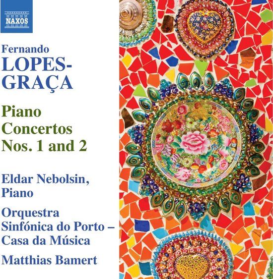 Outhere Naxos Eldar Nebolsin, Orquestra Sinfónica do Porto Casa da Música, Matthias Bamert - Lopes-Graça: Piano Concertos Nos. 1 & 2 (CD)