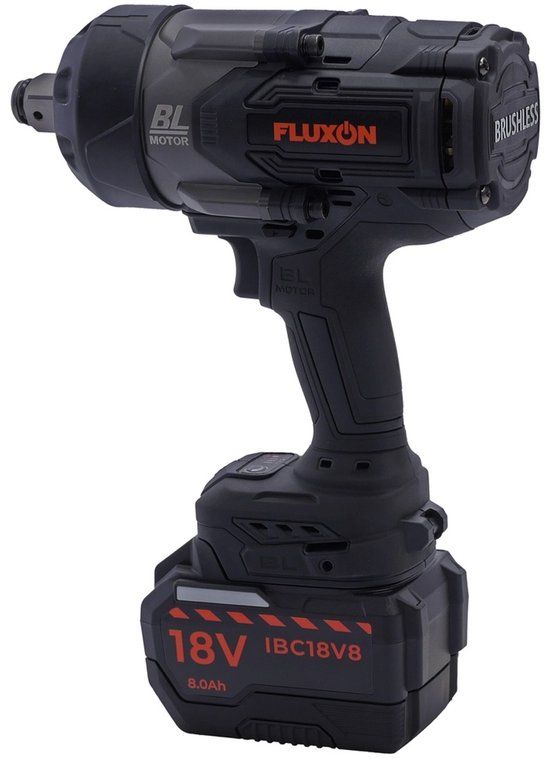 Fluxon Accu slagmoersleutel 3/4’’ 2300Nm incl. 2x 8Ah accu en lader