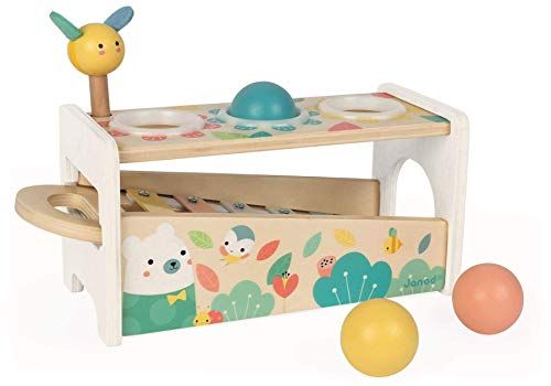 Janod Tap Tap Xylo Pure 2-in-1 Baby Musical Instrument - J05155