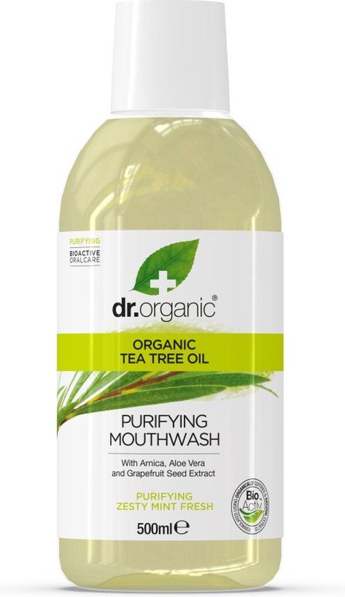 Dr. Organic Tea Tree Mondspoelwater - 500 ml