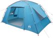 vidaXL Huisje Tent 6-persoons Blauw Polyester