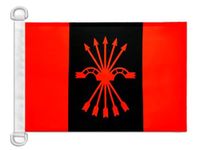 AZ FLAG Bootvlag Falange Española de las JONS 45x30 cm Plastic Ringen