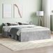 Maison Exclusive - Cadre de lit gris béton 135x190 cm