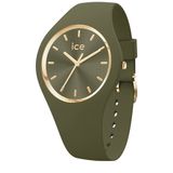 Ice-Watch - ICE champagne Olive green - Groen dameshorloge met siliconen band - 025353 (Medium)