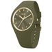 Ice-Watch - ICE champagne Olive green - Groen dameshorloge met siliconen band - 025353 (Medium)
