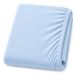 DuDu N Girlie katoenen jersey hoeslaken voor kinderbed, blauw, single pak