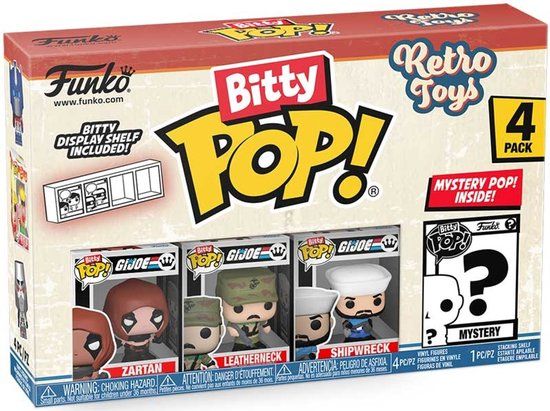 Funko Speelfiguur Bitty Pop Retro Toys GI Joe 4-pack