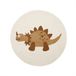 OYOY Mini vloerkleed Dino Rond Katoen, Wol Bruin