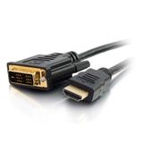 CablesToGo 42514 video kabel adapter 1 m HDMI DVI-D Zwart