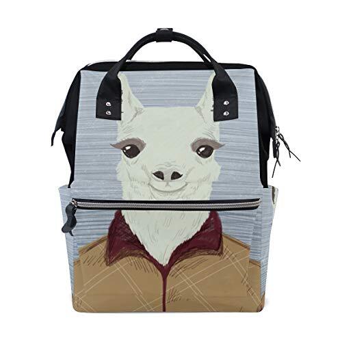 MONTOJ Alpaca Patroon canvas Reistas Campus Rugzak