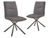 TIMMO Set de 2 chaises gris