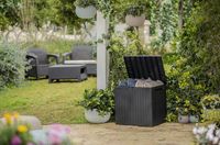 Keter City Box Opbergbox Zwart Kunststof 113L