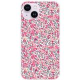 1001 coques Apple iPhone 15 Liberty Wiltshire Rose Bedrukt Siliconen Hoesje