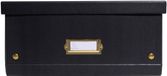 Exacompta 5x Opbergdoos in karton 33x50x16cm Neo Deco, vlak geleverd - Zwart
