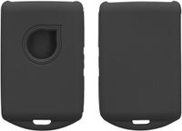 kwmobile autosleutel hoesje geschikt voor Volvo 4-knops autosleutel Keyless Go hoes - TPU autosleutel behuizing - Beschermende auto sleutel case - Sleuteletui in mat zwart