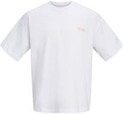JACK&JONES JORSANREMO BACK TEE SS CREW NECK Heren T-shirts Wit L